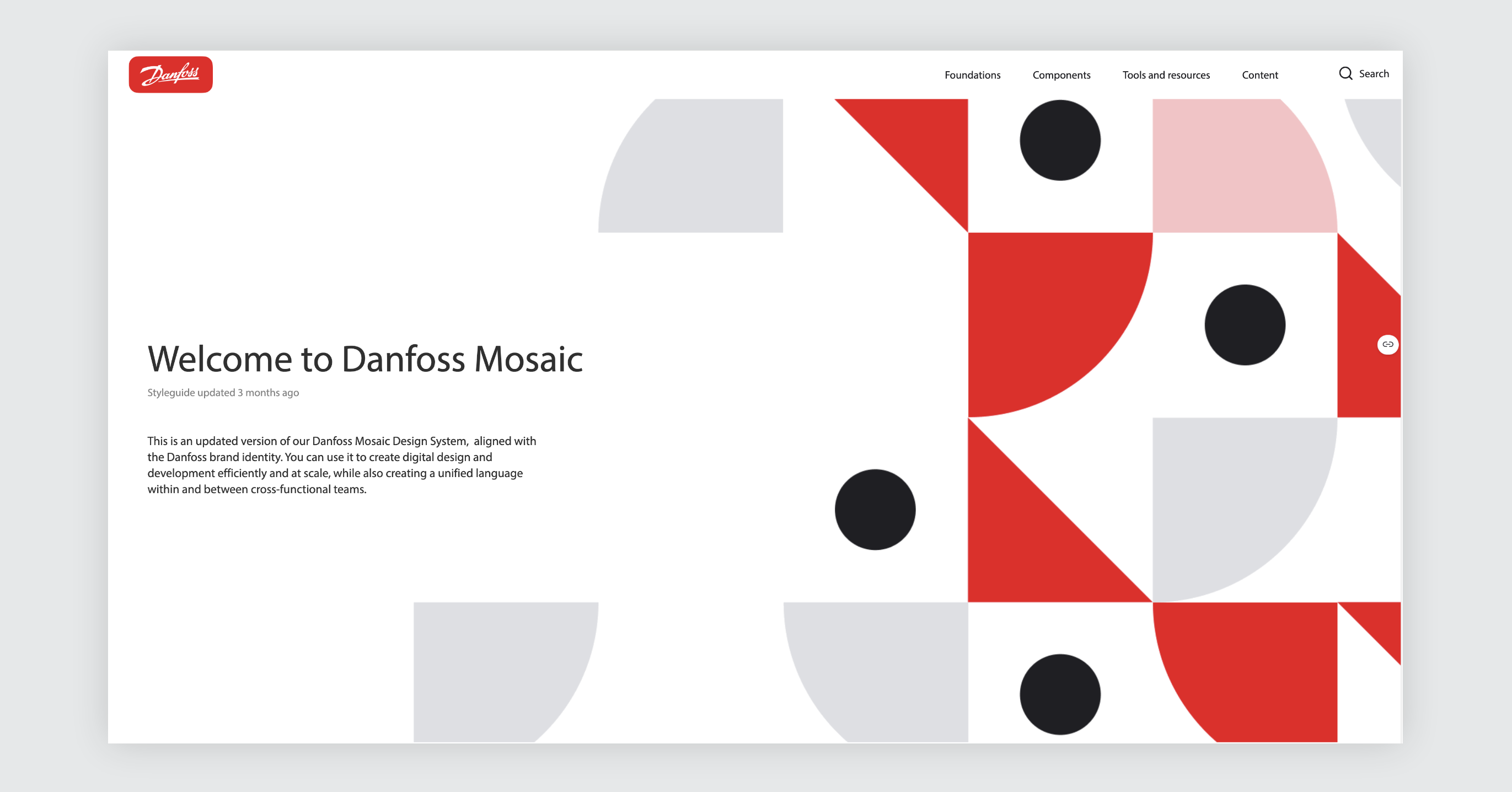 Mosaic — Danfoss Design System